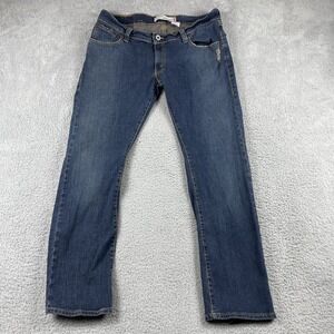 Vintage Levis 504 Jeans Womens 15M (36x30.5) Blue Slouch Straight Low Rise Y2K